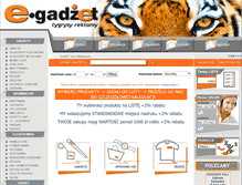 Tablet Screenshot of e-gadzet.pl